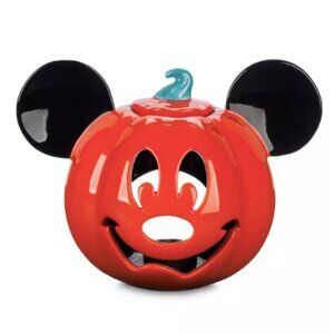 Mickey Mouse Halloween Jack-o'-Lantern Votive Candle Holder